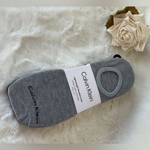 NWT 6PK CALVIN KLEIN LIGHTWEIGHT SNEAKER LINERS MEN’S one size Grey, black white